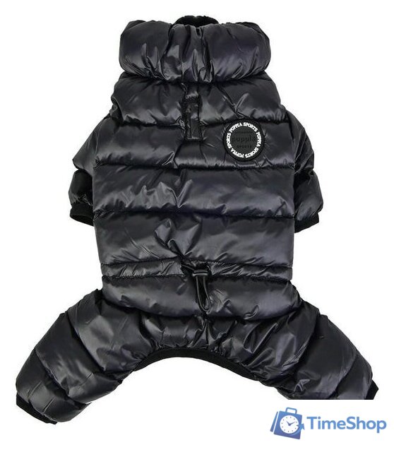Комбинезон для животных Puppia Jumpesuit B PAPD-JM1673-BK-M (черный) - Изображение №1 — Интернет-магазин Time-Shop