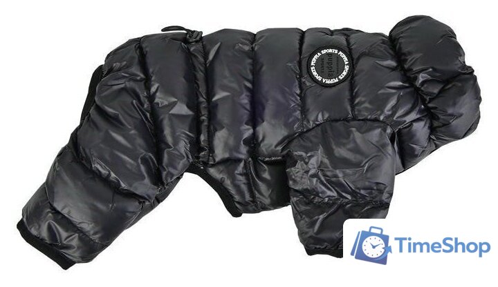 Комбинезон для животных Puppia Jumpesuit B PAPD-JM1673-BK-M (черный) - Изображение №3 — Интернет-магазин Time-Shop