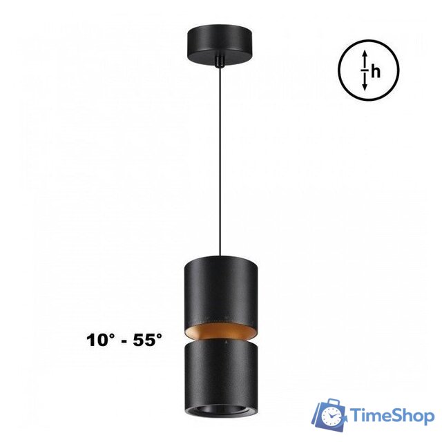 Подвесная люстра Novotech Aristo 359340 (черный) - Изображение №5 — Интернет-магазин Time-Shop