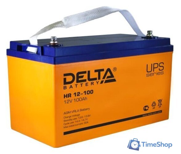 Аккумулятор для ИБП Delta HR 12-100 (12В/100 А·ч) - Изображение №1 — Интернет-магазин Time-Shop
