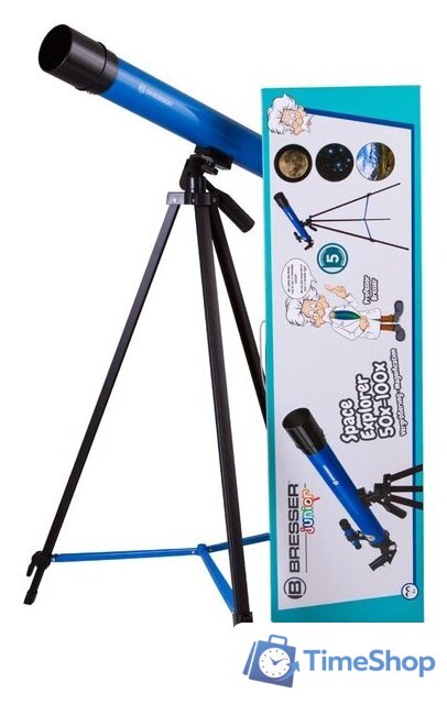 Телескоп Bresser Junior Space Explorer 45/600 AZ (синий) - Изображение №11 — Интернет-магазин Time-Shop