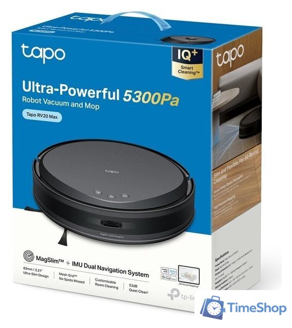 Робот-пылесос TP-Link Tapo RV20 Max (черный) - Изображение №10 — Интернет-магазин Time-Shop
