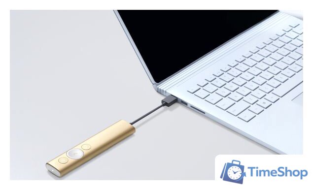 Пульт ДУ Logitech Spotlight (золотистый) - Изображение №12 — Интернет-магазин Time-Shop