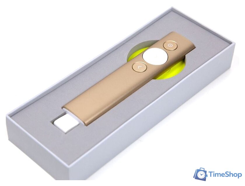 Пульт ДУ Logitech Spotlight (золотистый) - Изображение №9 — Интернет-магазин Time-Shop