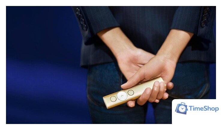 Пульт ДУ Logitech Spotlight (золотистый) - Изображение №14 — Интернет-магазин Time-Shop