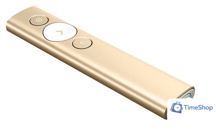 Пульт ДУ Logitech Spotlight (золотистый) - Изображение №5 — Интернет-магазин Time-Shop