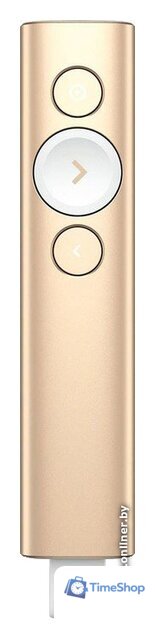 Пульт ДУ Logitech Spotlight (золотистый) - Изображение №1 — Интернет-магазин Time-Shop