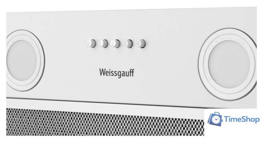 Кухонная вытяжка Weissgauff BOX 452 White - Изображение №4 — Интернет-магазин Time-Shop