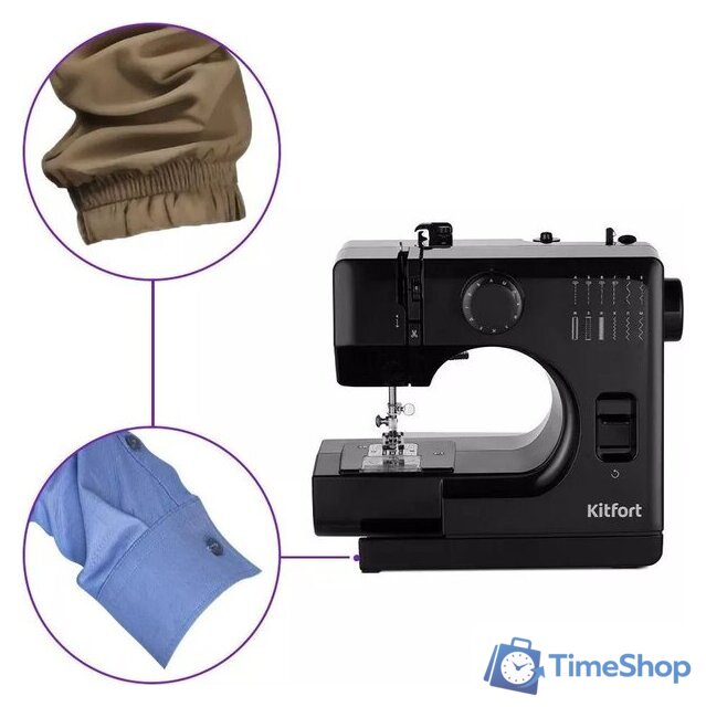 Электромеханическая швейная машина Kitfort KT-6043 - Изображение №8 — Интернет-магазин Time-Shop