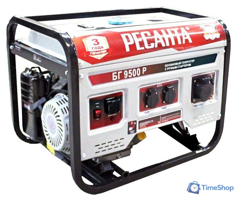 Бензиновый генератор Ресанта БГ 9500 Р - Изображение №1 — Интернет-магазин Time-Shop