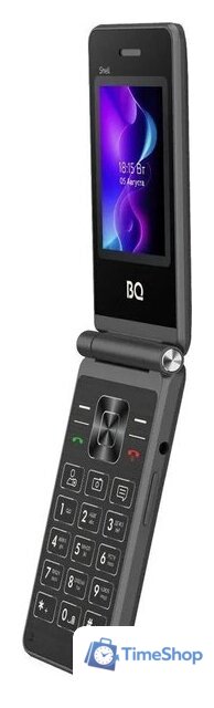 Кнопочный телефон BQ BQ-2411 Shell (черный) - Изображение №3 — Интернет-магазин Time-Shop