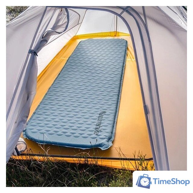 Самонадувающийся коврик Naturehike CNK2300DZ013 Ultralight Large 6976507665780 (голубой) - Изображение №2 — Интернет-магазин Time-Shop