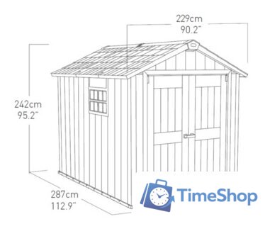  Keter Oakland 759 (2.29x2.87 м) - Изображение №6 — Интернет-магазин Time-Shop