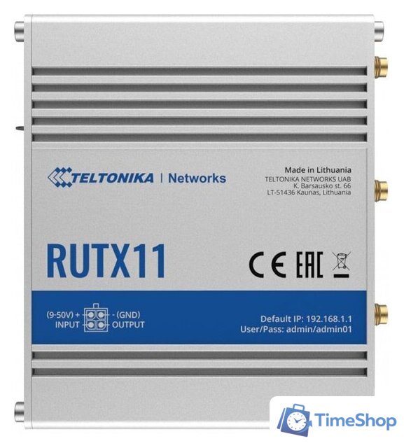 4G Wi-Fi роутер Teltonika RUTX11 - Изображение №1 — Интернет-магазин Time-Shop