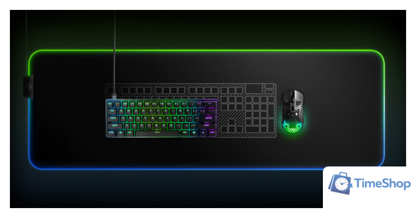 Клавиатура SteelSeries Apex 9 Mini (нет кириллицы) - Изображение №2 — Интернет-магазин Time-Shop
