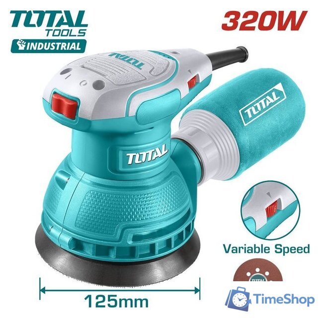 Эксцентриковая шлифмашина Total TF2131256 - Изображение №1 — Интернет-магазин Time-Shop