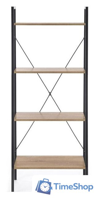 Стеллаж Halmar NARVIK REG-2 60/32/148 (дуб сонома/черный) - Изображение №2 — Интернет-магазин Time-Shop