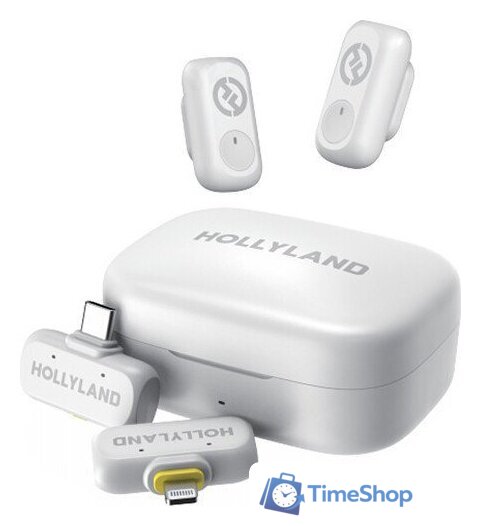 Радиосистема Hollyland LARK A1 Combo Verison (белый) - Изображение №1 — Интернет-магазин Time-Shop