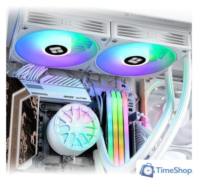 Система жидкостного охлаждения для процессора Thermalright Aqua Elite 240 ARGB V6 (белый) - Изображение №8 — Интернет-магазин Time-Shop