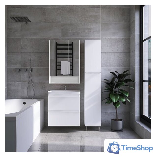  Viant Шкаф-пенал Мальта VMAL300BEL-PEN - Изображение №2 — Интернет-магазин Time-Shop