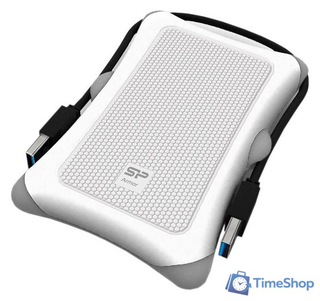 Внешний накопитель Silicon-Power Armor A30 2TB White (SP020TBPHDA30S3W) - Изображение №1 — Интернет-магазин Time-Shop