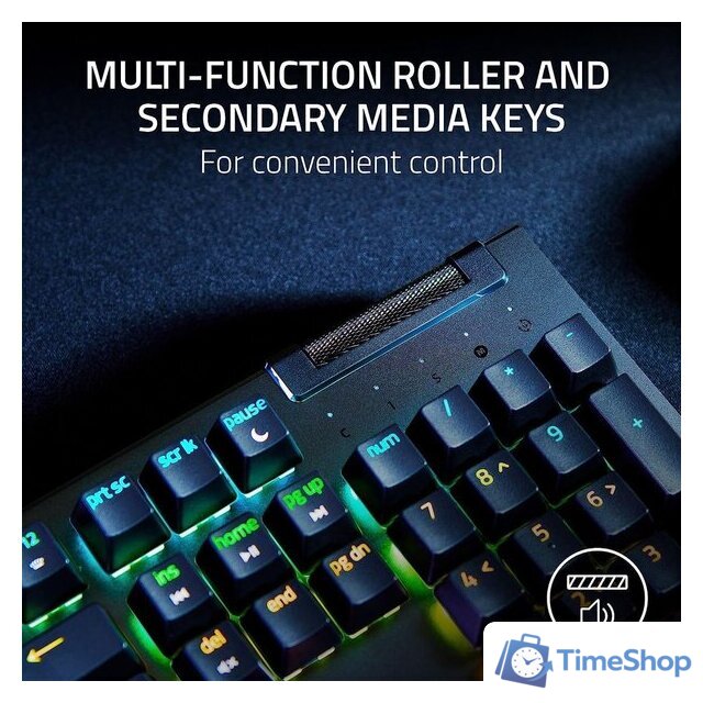 Клавиатура Razer BlackWidow V4 X (Razer Yellow, нет кириллицы) - Изображение №10 — Интернет-магазин Time-Shop