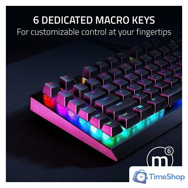 Клавиатура Razer BlackWidow V4 X (Razer Yellow, нет кириллицы) - Изображение №9 — Интернет-магазин Time-Shop