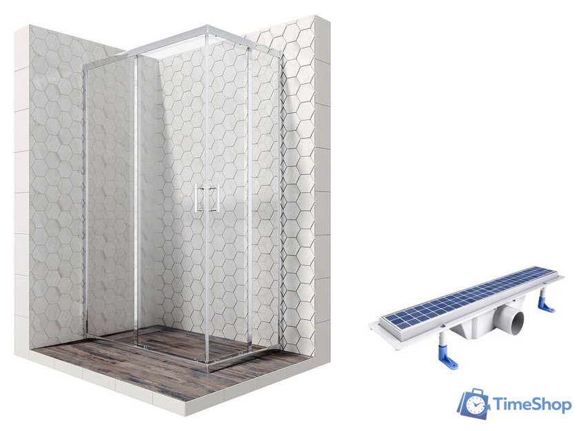 Душевой уголок Ambassador Set 14011101-ST4 - Изображение №1 — Интернет-магазин Time-Shop