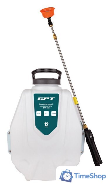 Аккумуляторный опрыскиватель GPT ZFA-12li - Изображение №1 — Интернет-магазин Time-Shop