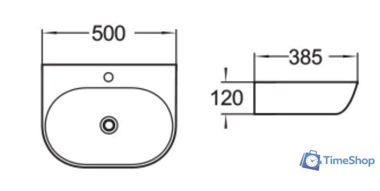 Умывальник SantiLine SL-2005 - Изображение №2 — Интернет-магазин Time-Shop