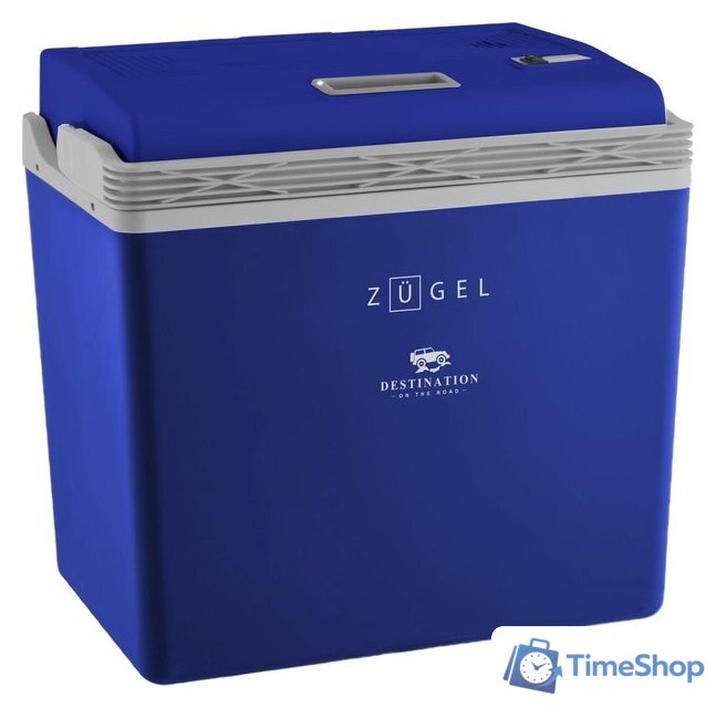 Термоэлектрический автохолодильник ZUGEL ZCR301D 30л (синий) - Изображение №1 — Интернет-магазин Time-Shop