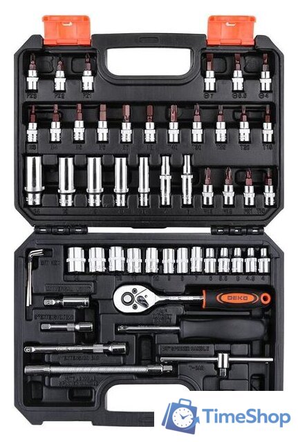 Универсальный набор инструментов Deko TZ53 (53 предмета) - Изображение №2 — Интернет-магазин Time-Shop