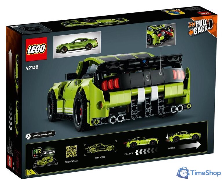Конструктор LEGO Technic 42138 Ford Mustang Shelby GT500 - Изображение №2 — Интернет-магазин Time-Shop