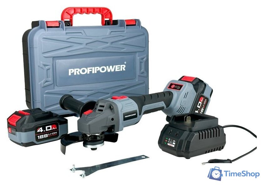 Угловая шлифмашина Profipower MKDGA-18V (с 2-мя АКБ, кейс) - Изображение №1 — Интернет-магазин Time-Shop