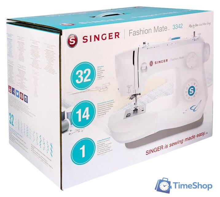 Электромеханическая швейная машина Singer Fashion Mate 3342 - Изображение №8 — Интернет-магазин Time-Shop