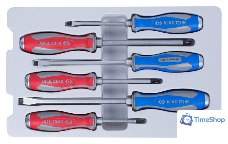 Набор отверток King Tony 30206MR (6 предметов) - Изображение №2 — Интернет-магазин Time-Shop