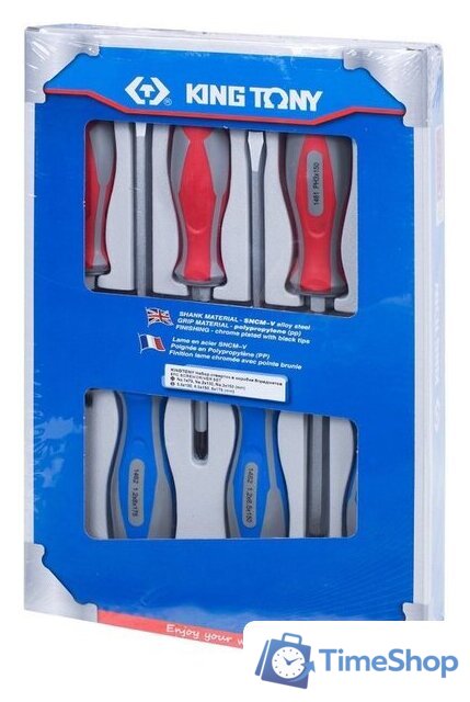 Набор отверток King Tony 30206MR (6 предметов) - Изображение №4 — Интернет-магазин Time-Shop