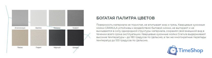 Кухонная мойка Granula GR-4651 (турмалин) - Изображение №4 — Интернет-магазин Time-Shop