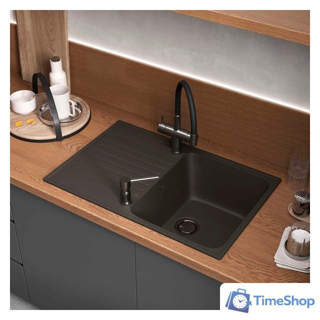 Кухонная мойка Reflexion Bolero RF0574BL - Изображение №1 — Интернет-магазин Time-Shop