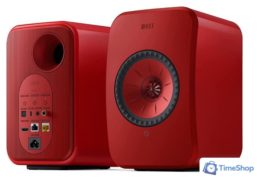 Полочная акустика KEF LSX II (красный) - Изображение №3 — Интернет-магазин Time-Shop