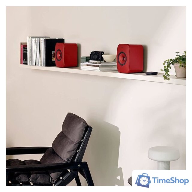 Полочная акустика KEF LSX II (красный) - Изображение №8 — Интернет-магазин Time-Shop