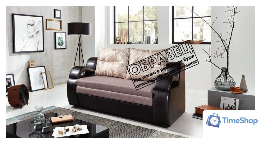 Диван Анмикс Каспер (бежевый велюр) - Изображение №4 — Интернет-магазин Time-Shop