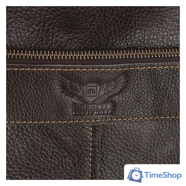 Сумка Poshete 253-0904-29-DBW (коричневый) - Изображение №6 — Интернет-магазин Time-Shop