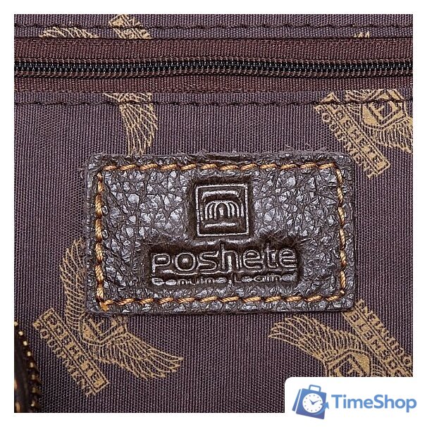 Сумка Poshete 253-0904-29-DBW (коричневый) - Изображение №7 — Интернет-магазин Time-Shop