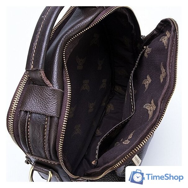 Сумка Poshete 253-0904-29-DBW (коричневый) - Изображение №4 — Интернет-магазин Time-Shop