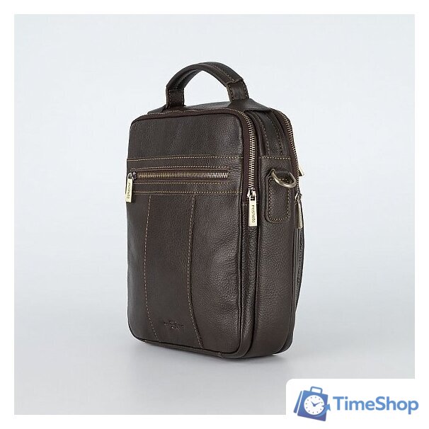 Сумка Poshete 253-0904-29-DBW (коричневый) - Изображение №3 — Интернет-магазин Time-Shop