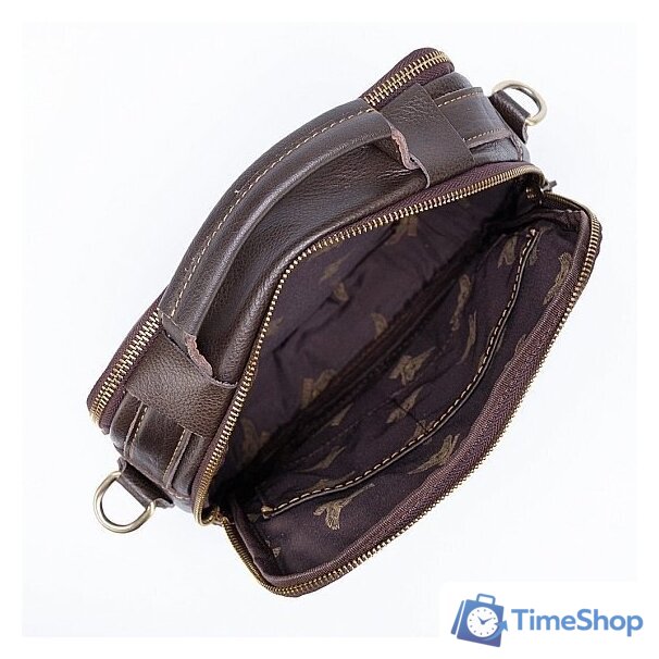 Сумка Poshete 253-0904-29-DBW (коричневый) - Изображение №8 — Интернет-магазин Time-Shop