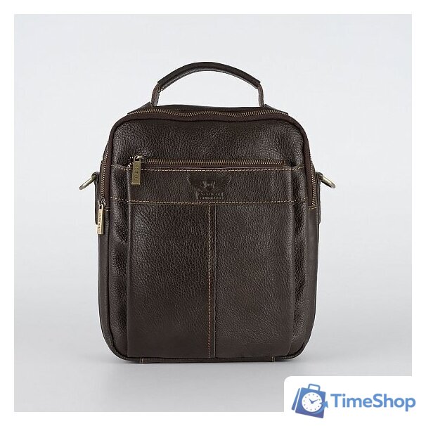 Сумка Poshete 253-0904-29-DBW (коричневый) - Изображение №1 — Интернет-магазин Time-Shop