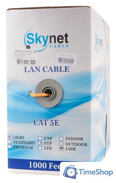 Кабель Skynet Cable CSL-FTP-LSZH-4-CU (305 м) - Изображение №2 — Интернет-магазин Time-Shop