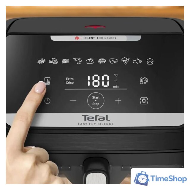 Аэрогриль (аэрофритюрница) Tefal Easy Fry Silence EY8468E0 - Изображение №7 — Интернет-магазин Time-Shop